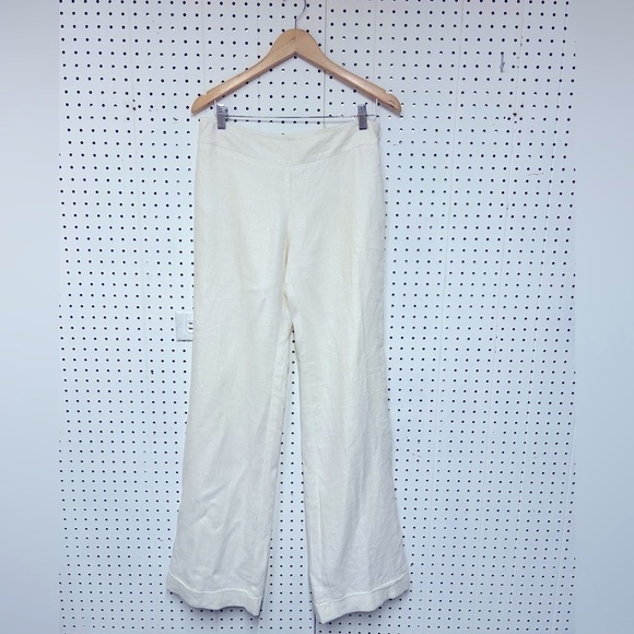 Tory Burch Wide Leg Linen Pants - Picture 1 of 5